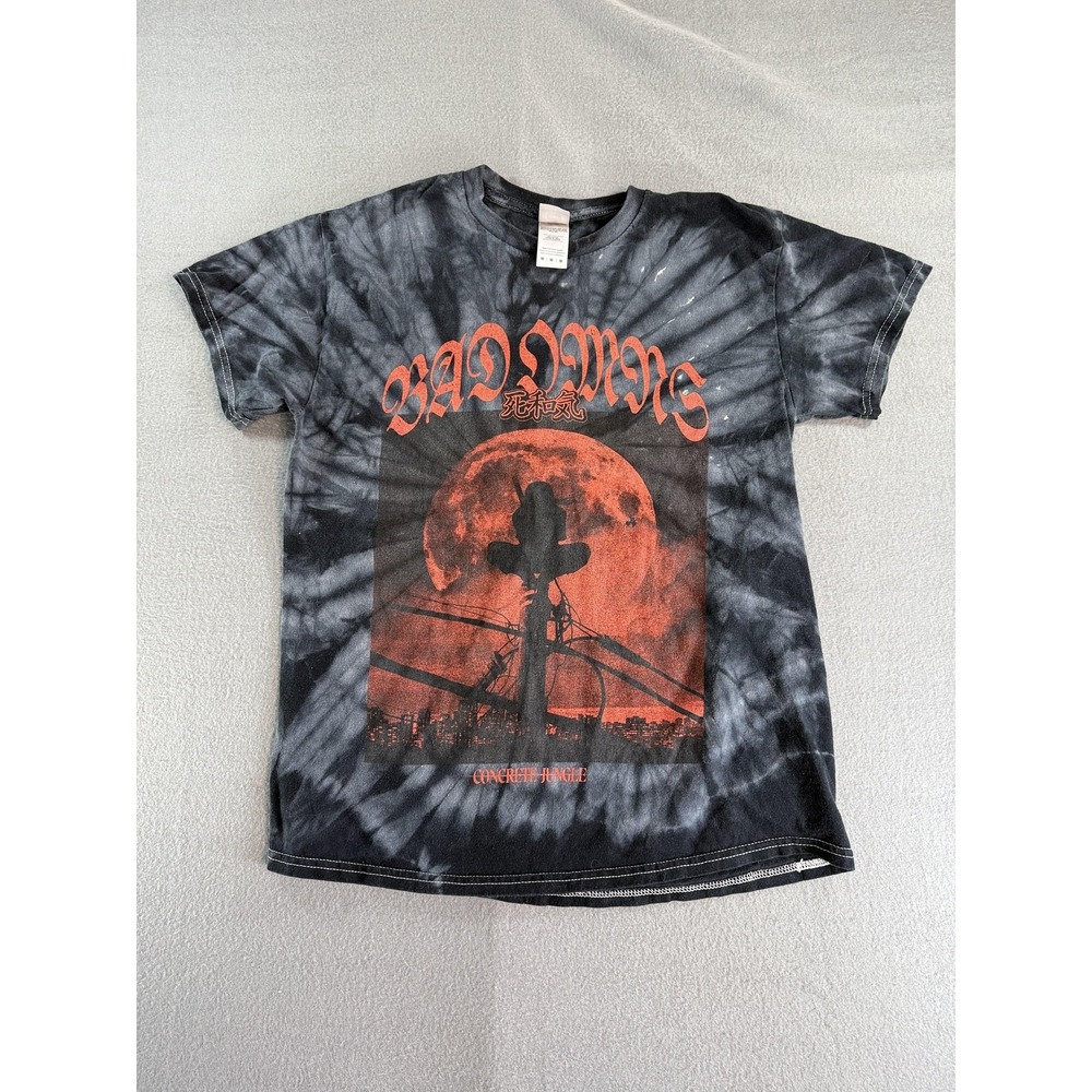 Bad Omens Shirt Mens Medium Black Tie Dye Concrete Jungle Band Tee Graphic Metal
